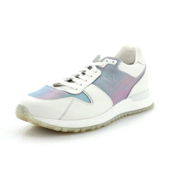 Men's Run Away Sneakers Monogram Iridescent Textile with Leather