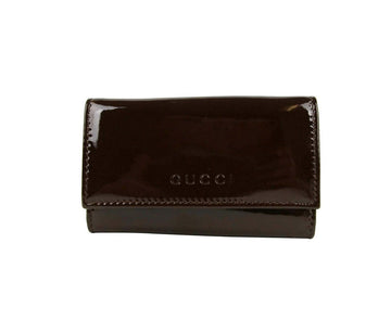 Gucci Men's    Leather Key Chain Holder With Box