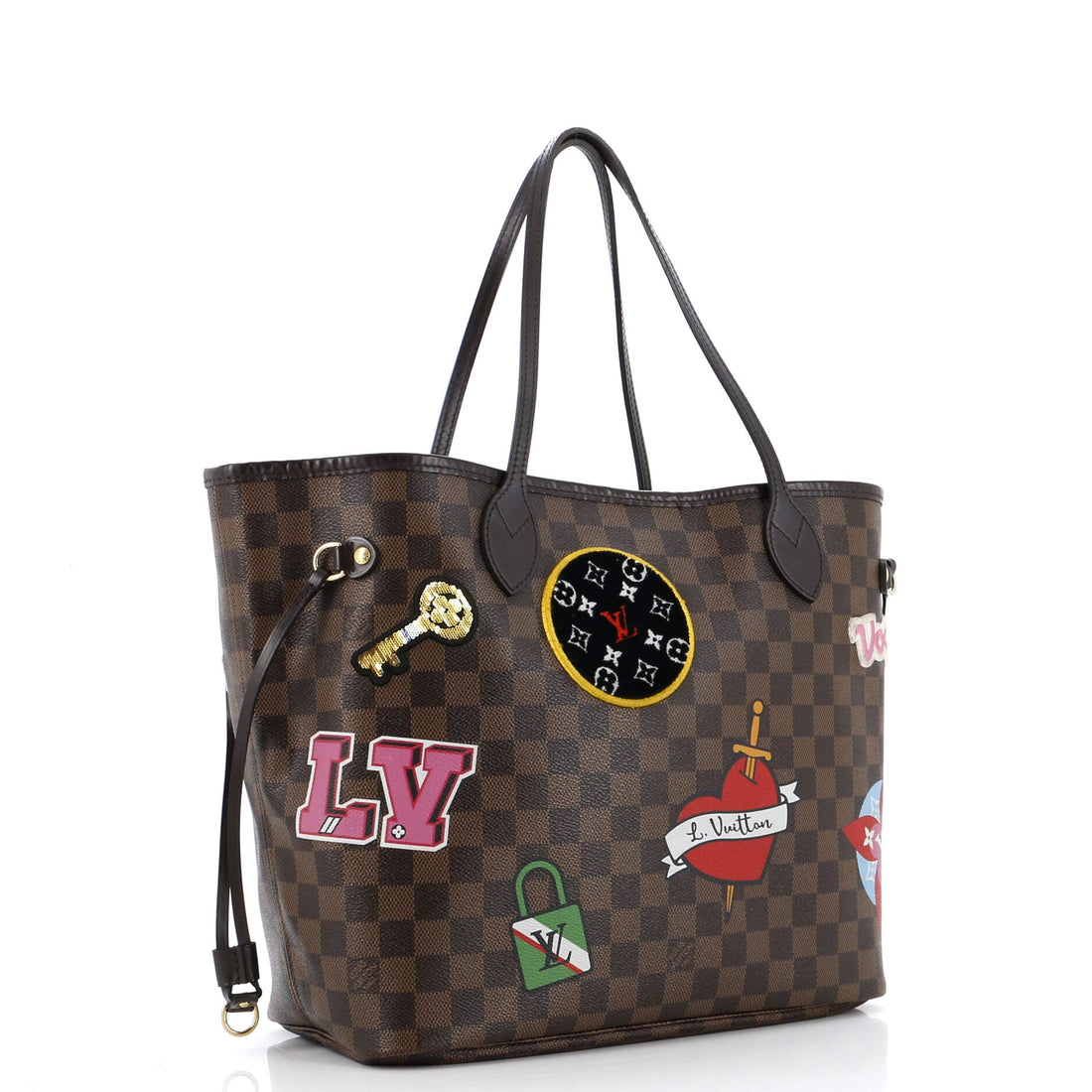 Neverfull NM Tote Limited Edition Patches Damier MM