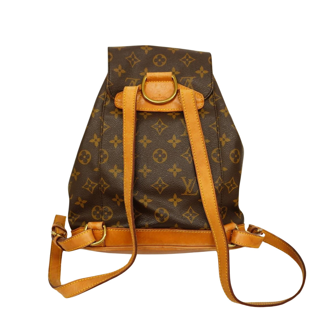Louis Vuitton Montsouris Mm  Canvas Backpack Bag