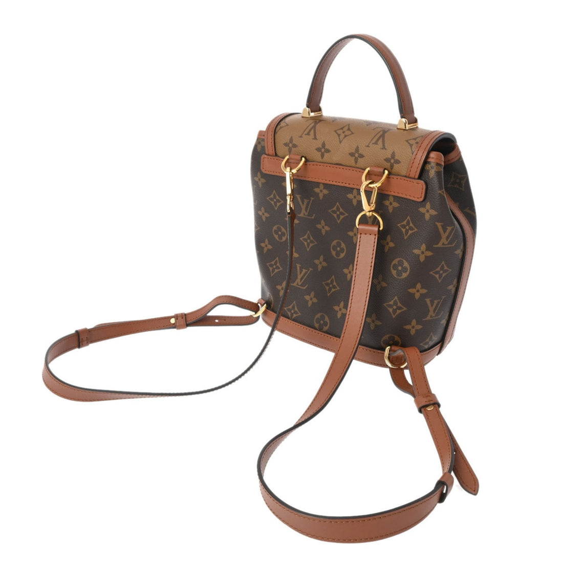 Louis Vuitton Dauphine  Canvas Backpack Bag
