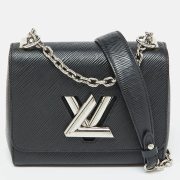 Louis Vuitton Black  Leather Twist Pm Bag