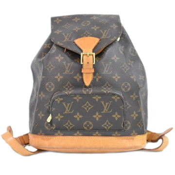 Louis Vuitton Montsouris Mm  Canvas Backpack Bag