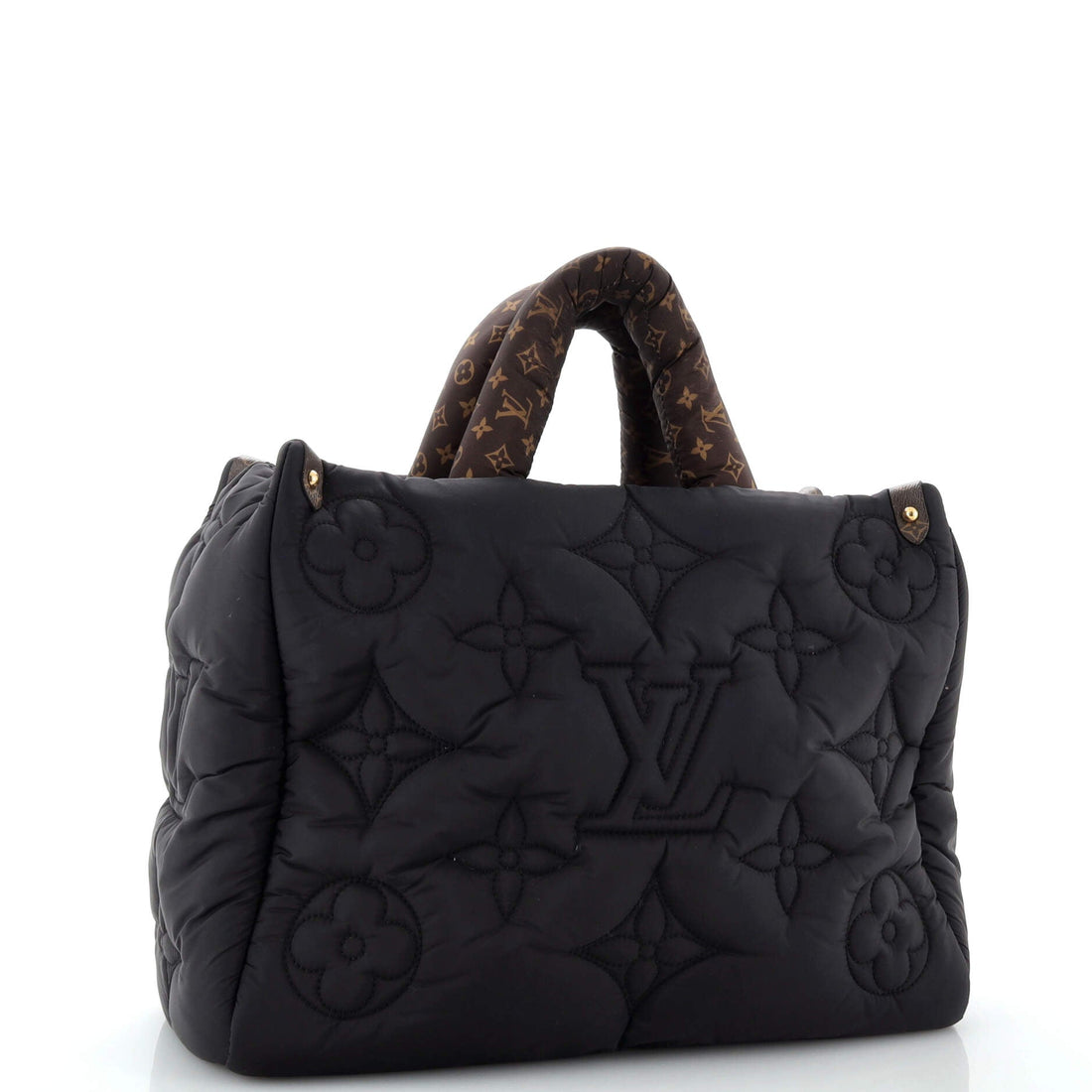Pillow OnTheGo Tote Monogram Quilted Econyl Nylon MM