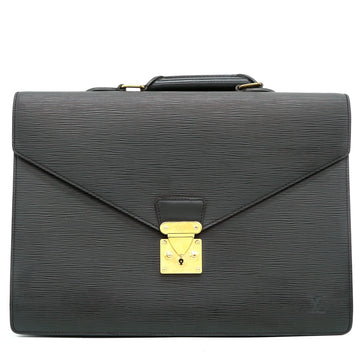Louis-vuitton Black Epi Leather Ambassador Briefcase