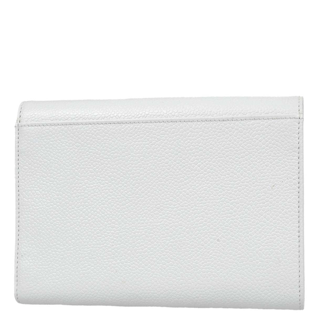 Top Quality Chanel White Caviar Wallet Purse