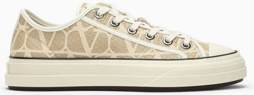TRAINER LOW-TOP TOTALOOP TOILE ICONOGRAPHE BEIGE/IVORY