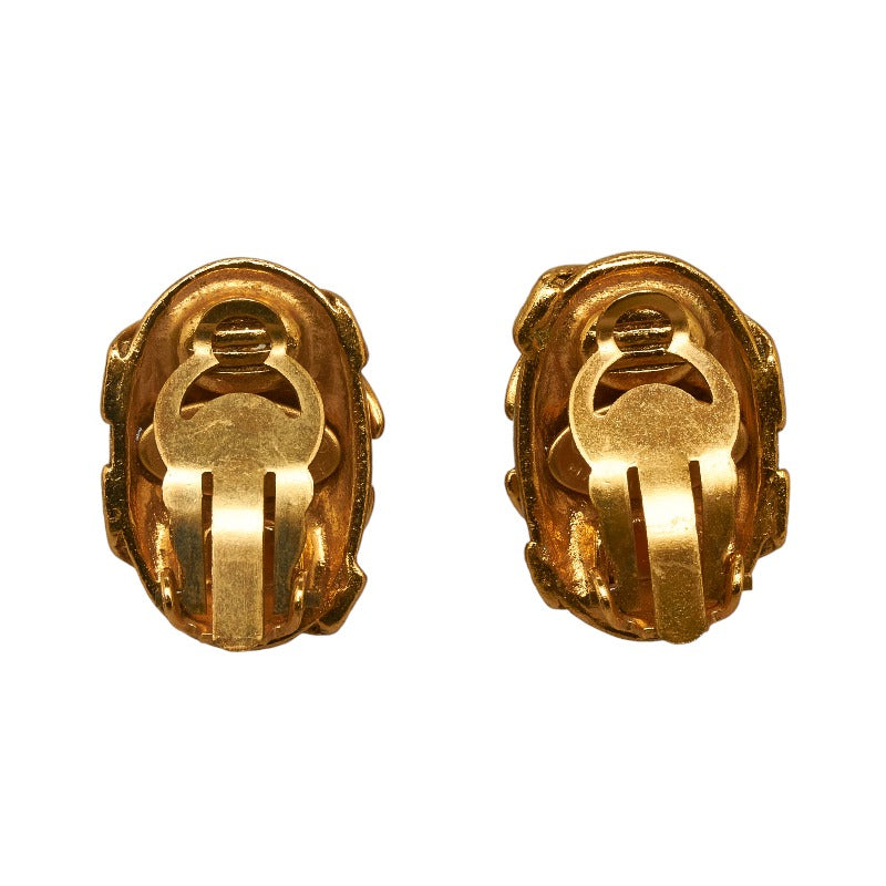 Chanel Cocono mark Waterdresser Earring Gold   Chanel