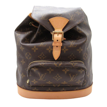 Louis Vuitton Montsouris Mm  Canvas Backpack Bag