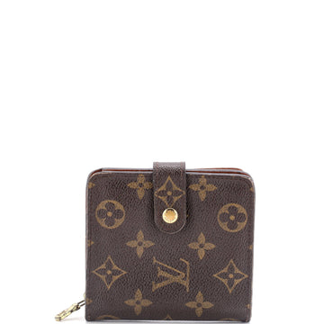 Compact Zippe Wallet Monogram Canvas