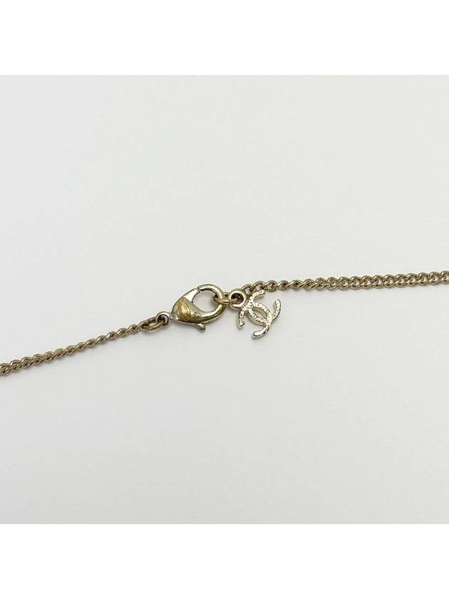 Big CC logo Coco detail gold necklace pendant 4VCHA19651 Chanel