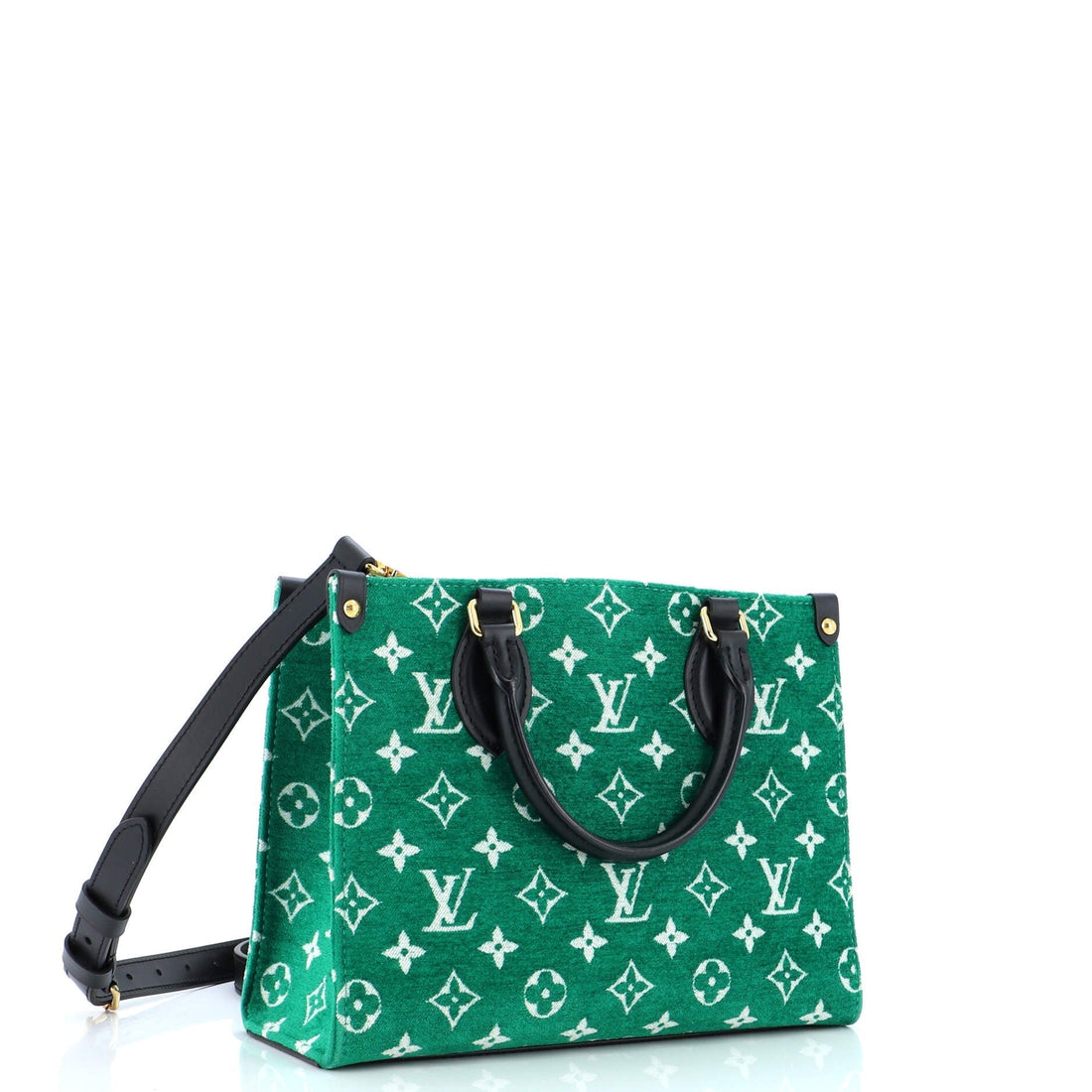 OnTheGo Tote LV Match Monogram Jacquard Velvet PM