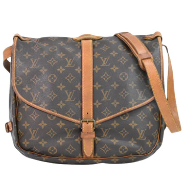 Louis Vuitton Saumur 35  Canvas Shoulder Bag