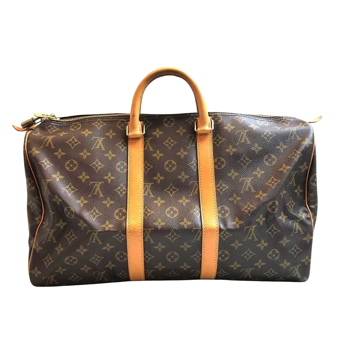 Louis Vuitton Keepall 45  Canvas Travel Bag