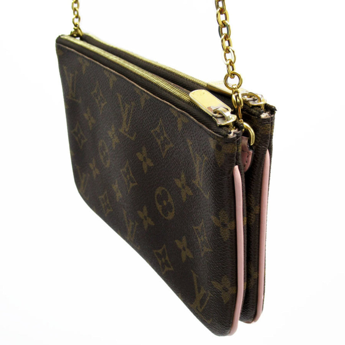 Louis Vuitton  pink  Color Monogram Pochette Shoulder Bag