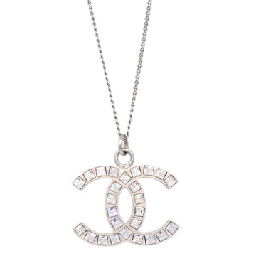 Chanel Silver Chain Necklace Pendant B12A