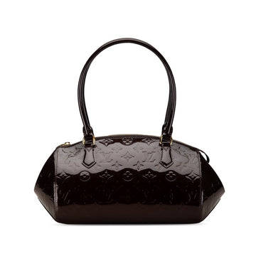 Louis Vuitton Amarante   Leather Handbag