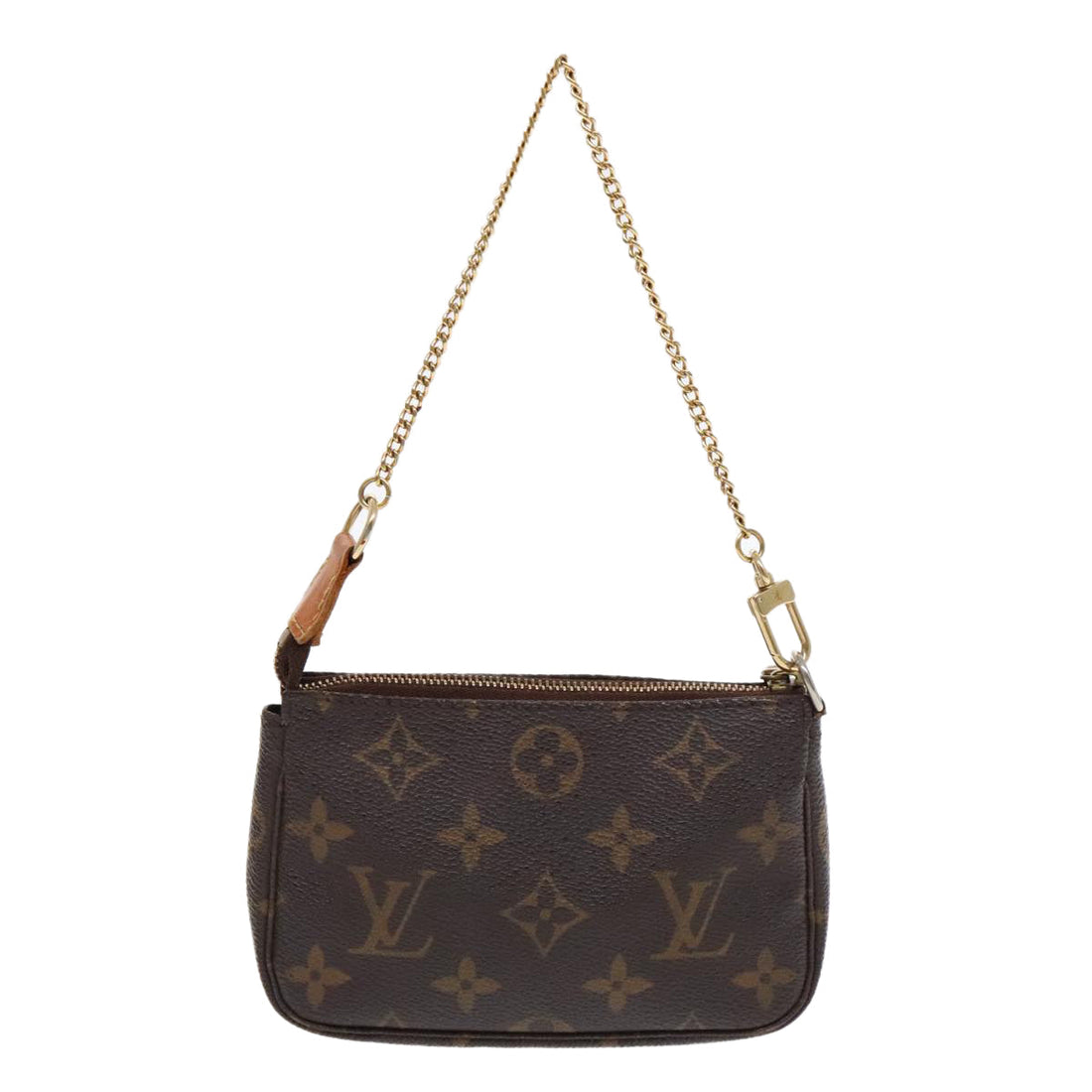 Louis Vuitton Mini Pochette Accessoires  Canvas Clutch Bag