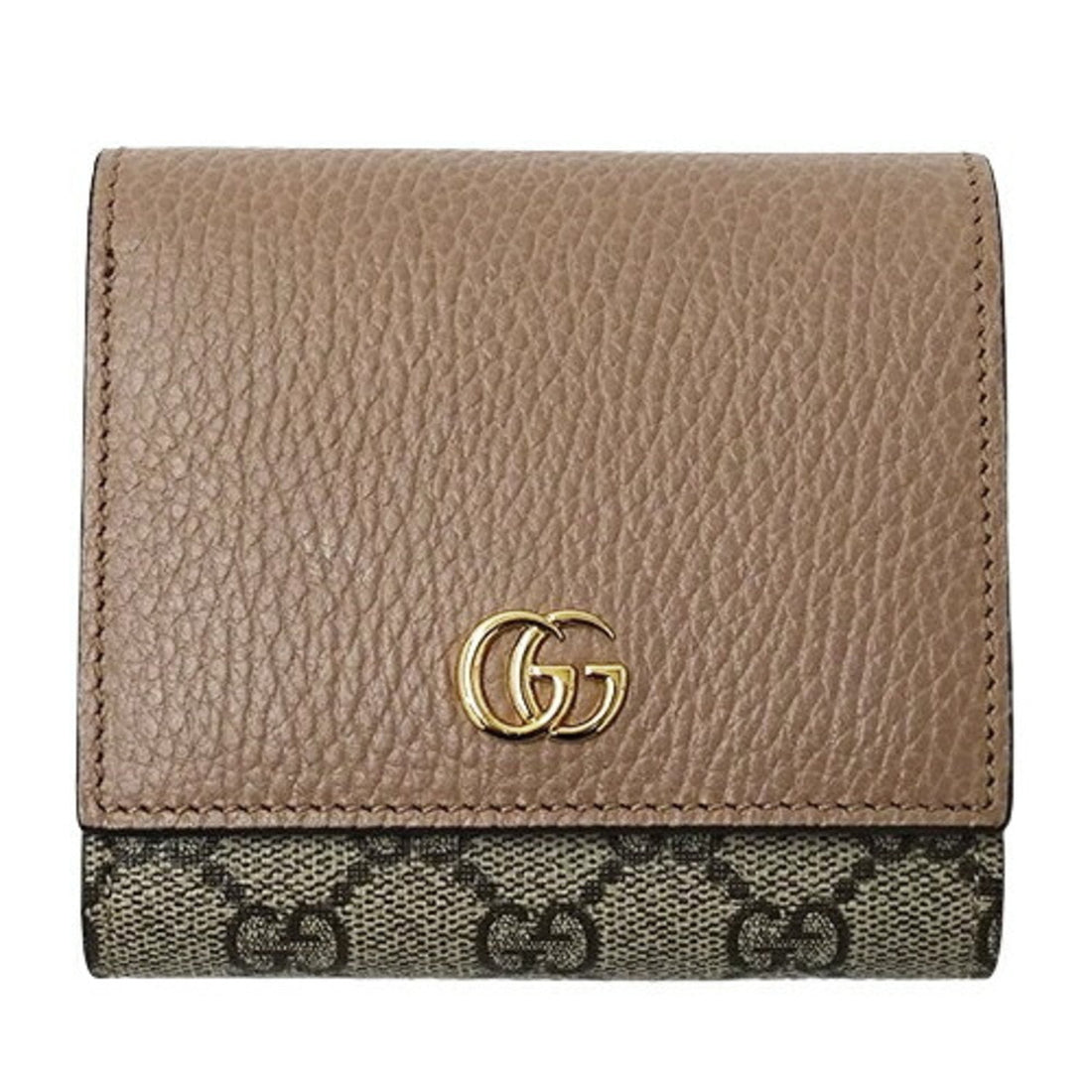 Gucci Gg Supreme  pink  Gg Supreme Leather Wallet (Bi-Fold) ()