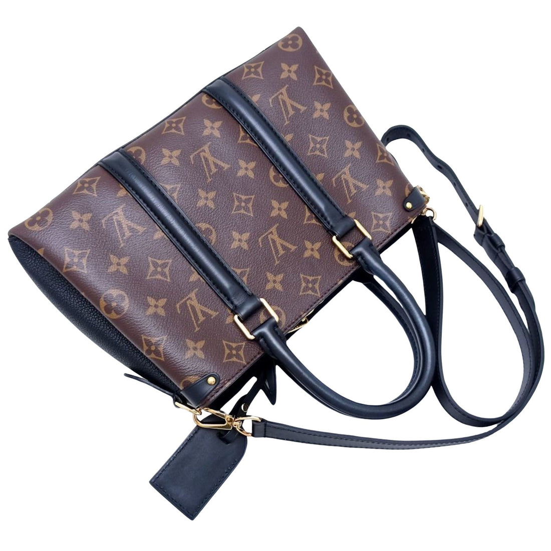 Louis Vuitton Soufflot  Canvas Handbag