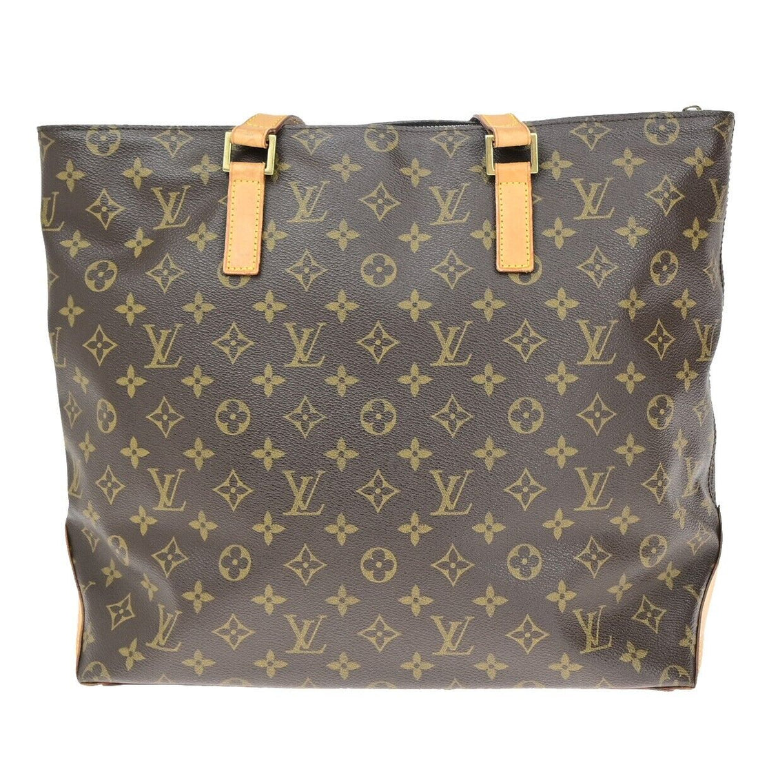 Louis Vuitton Cabas Mezzo  Canvas Shoulder Bag