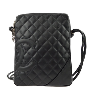 Chanel Black Calfskin Cambon Ligne Shoulder Bag
