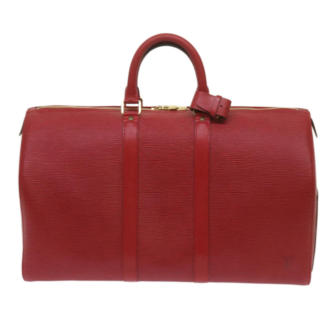 Louis Vuitton Keepall 45  Leather Travel Bag