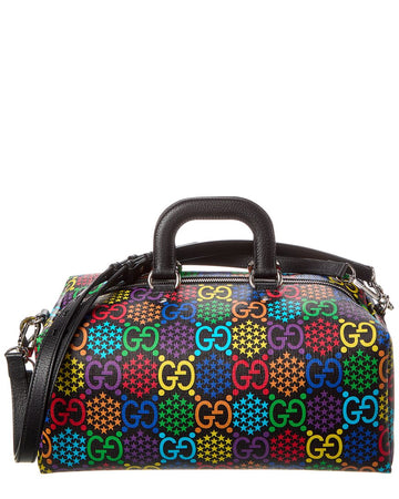 Gucci GG Psychedelic Canvas & Leather Backpack