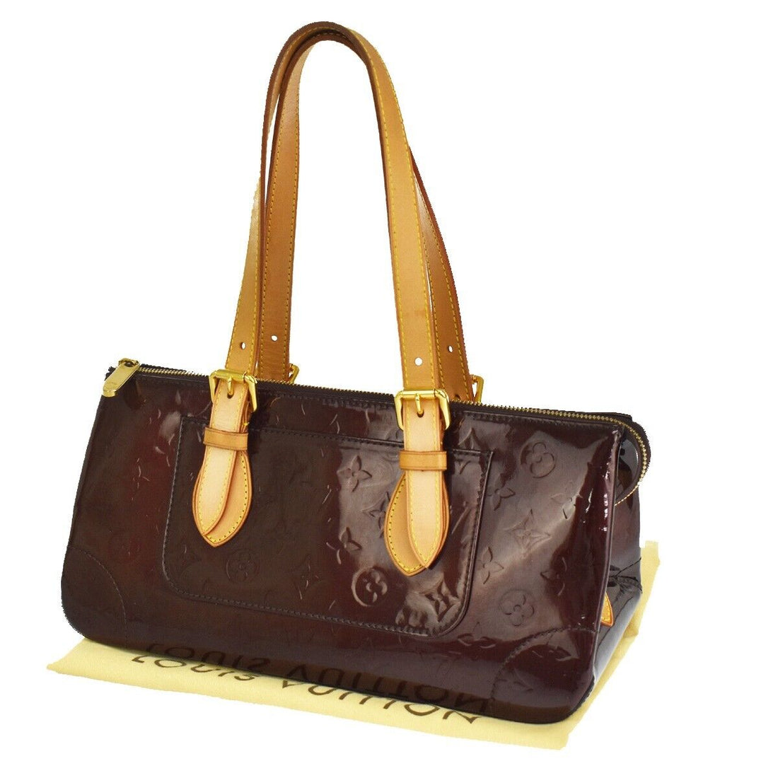 Louis Vuitton Rosewood   Leather Shoulder Bag