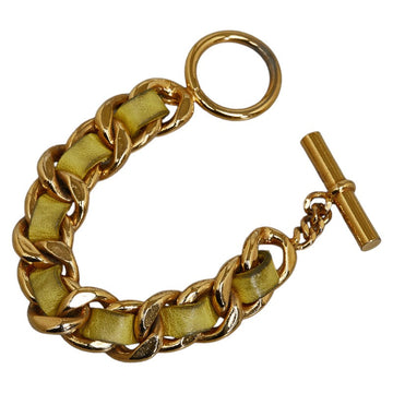 Chanel Armband Gold Yellow  Leather  Chanel