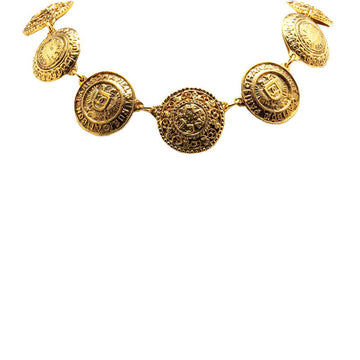 Chanel Cambon Coco no mark Necklace Gold