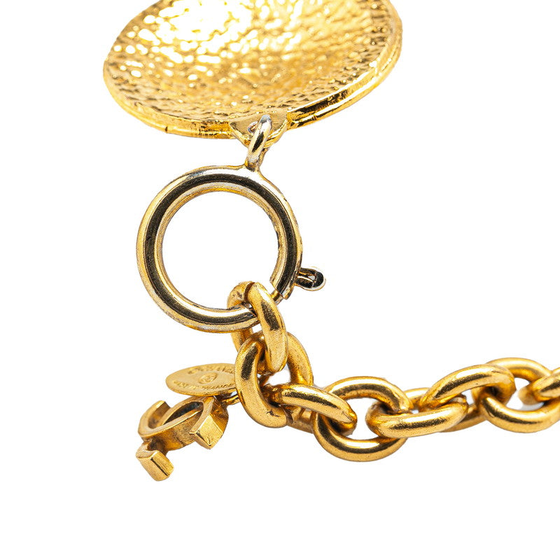 Chanel Cambon Coco no mark Necklace Gold