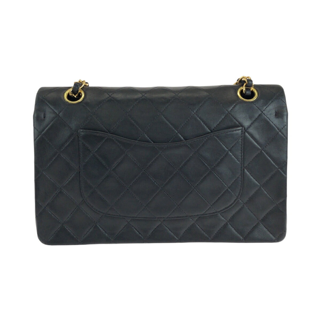 Chanel Lambskin Matelasse W Flap Shoulder Bag