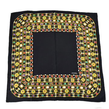 Chanel Scarf Black Small New