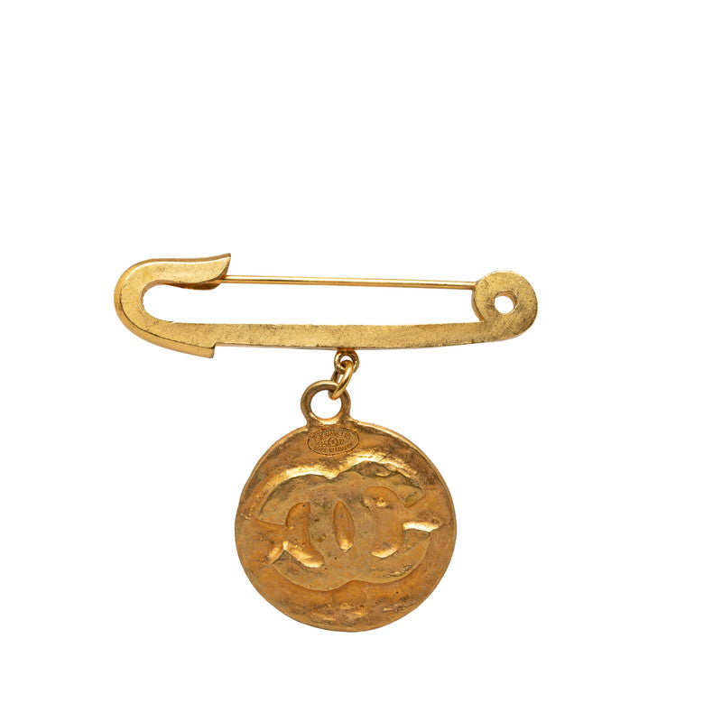 Chanel  Coco Medal Safety Pin Pin Brochure G   CHANEL