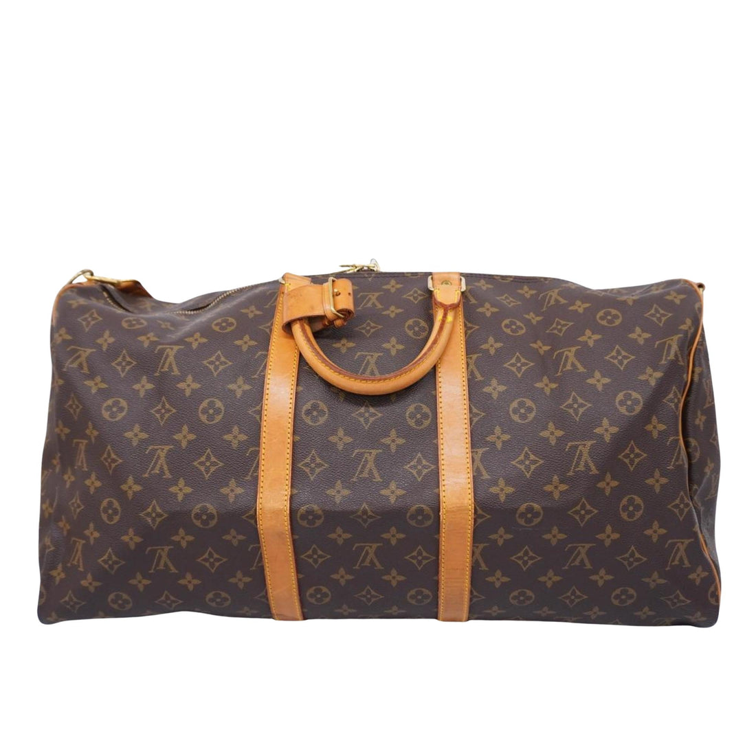 Louis Vuitton Keepall Bandouliere 55  Canvas Travel Bag