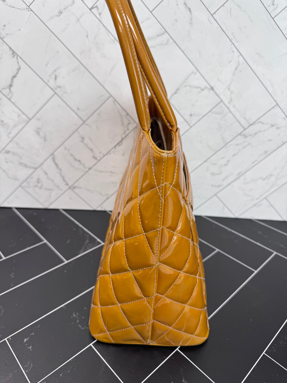 Chanel Gold New 1:1 Rep Leather Shoulder Bag