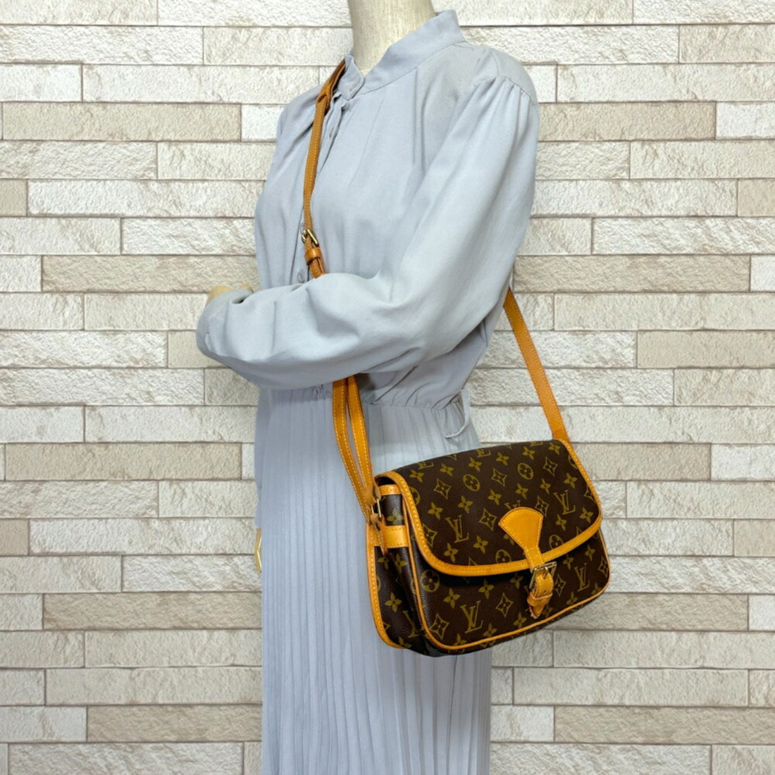Louis Vuitton  Monogram Canvas Shoulder Bag