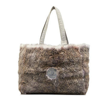 Chanel Cocono mark Handbags Cake Bags Grey ly uede  Chanel