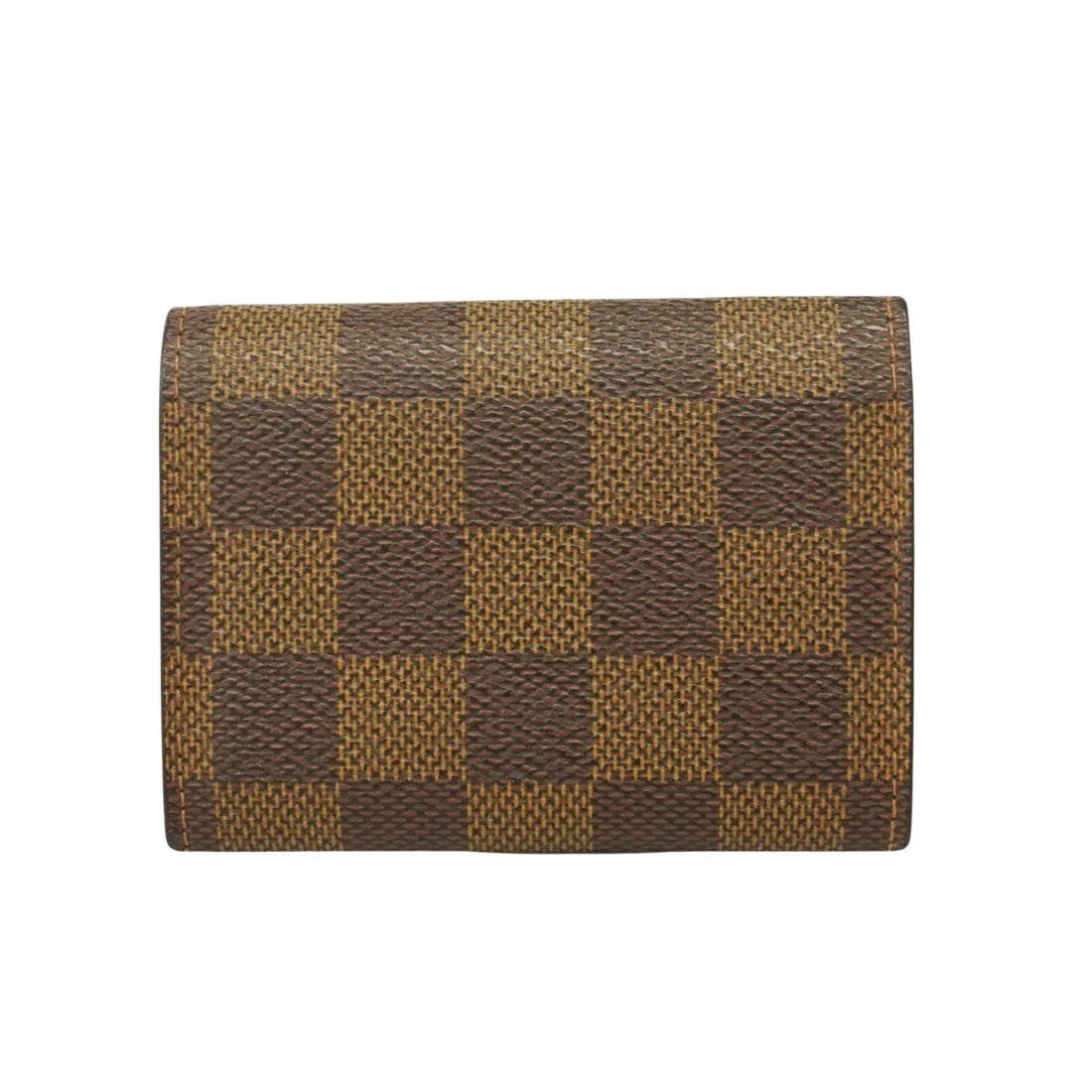 Louis Vuitton Porte Monnaie Plat  Canvas Wallet