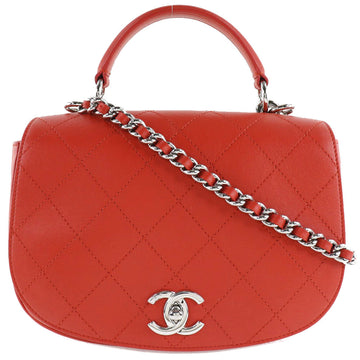 Chanel Chain Shoulder Bag Red