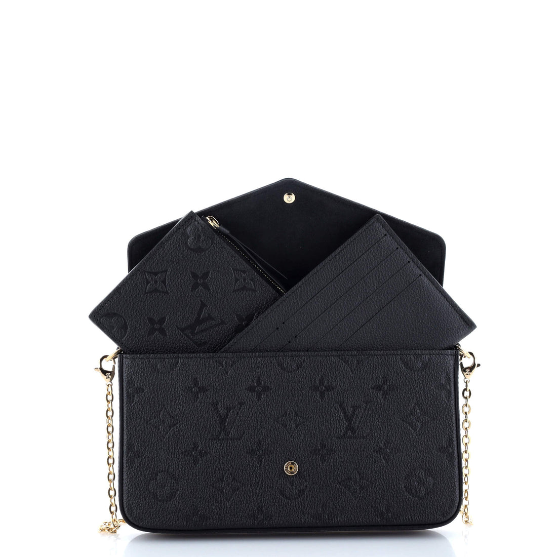 Felicie Pochette Monogram Empreinte Leather