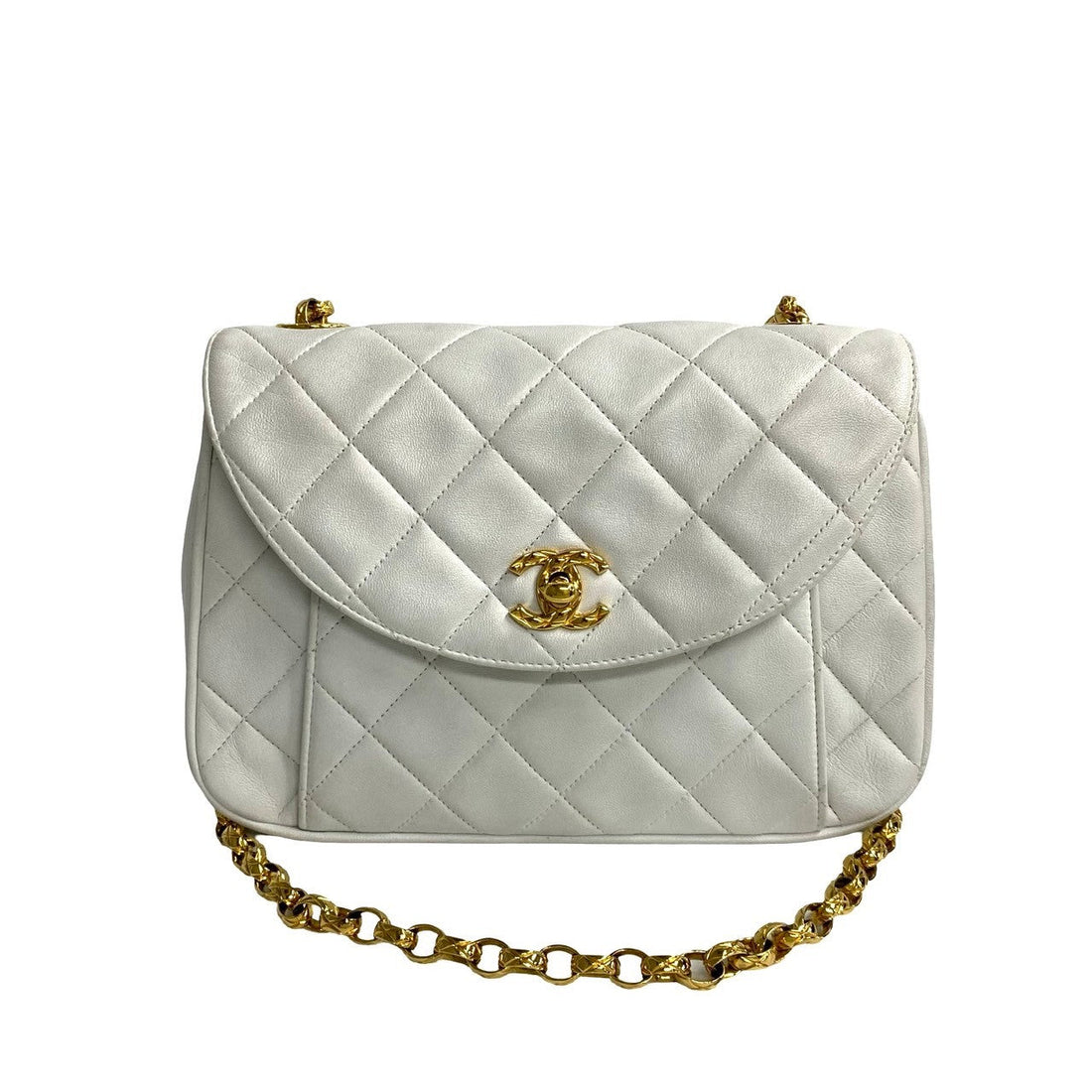 Chanel Lambskin Matelasse Coco no mark Chain Shoulder Bag