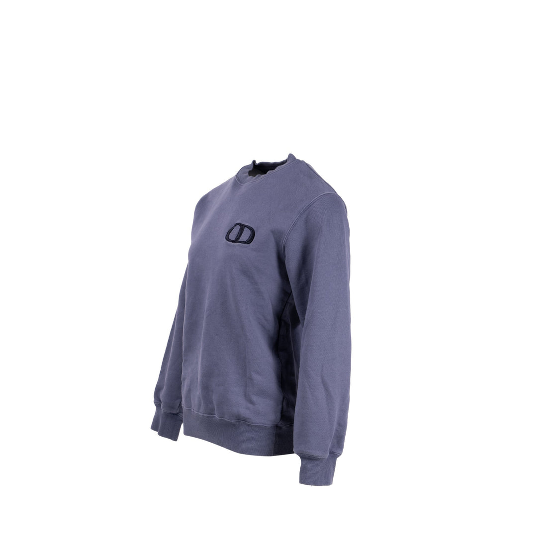 Top quality Dior Size S CD Embossed Sweatshirt Cotton Purple Grey