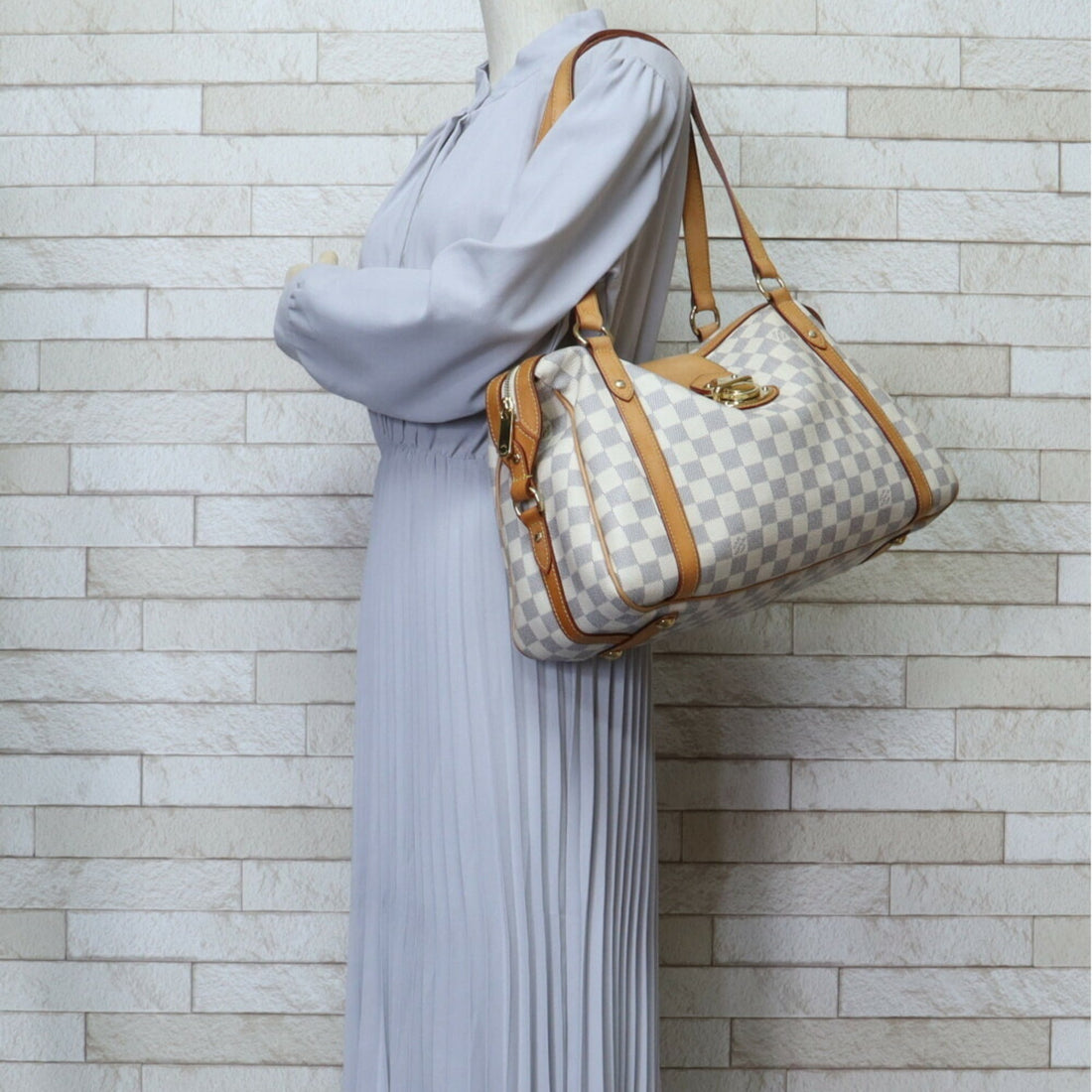 Louis Vuitton  Damier Azur Shoulder Bag