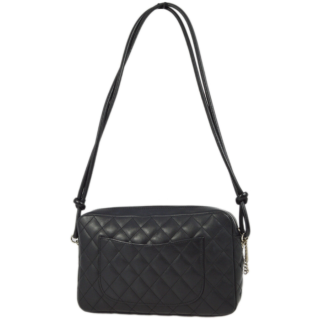 Chanel Black Calfskin Cambon Ligne Camera Bag Large