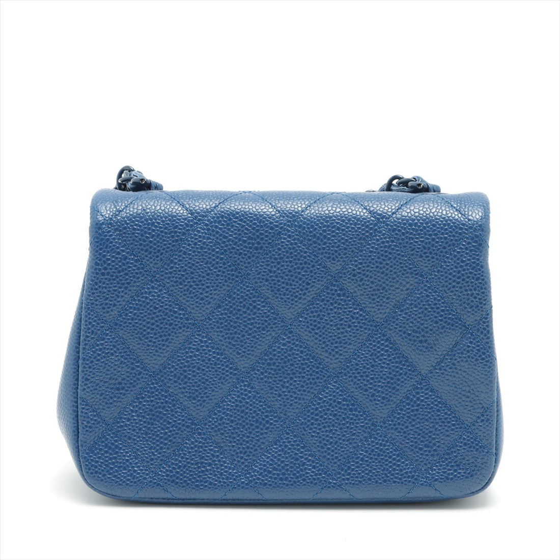 Chanel Matrasse Caviar S Chain Shoulder Bag Blue Silver Gold  29th