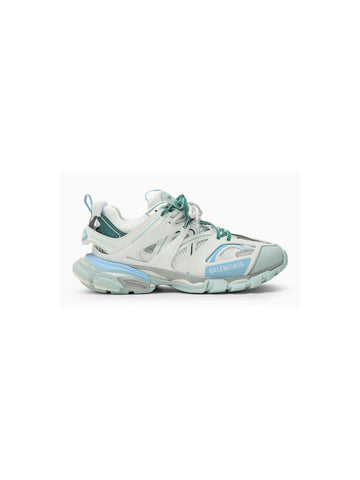 TRACK WHITE/BLUE/GREY MESH AND NYLON TRAINER