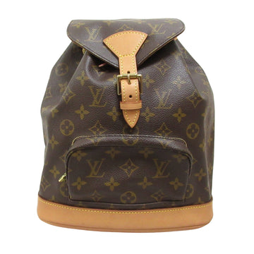Louis Vuitton Montsouris Mm  Canvas Backpack Bag