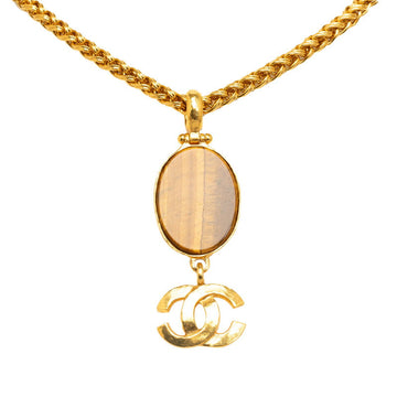 Chanel  Cocono mark Necklace Gold Ladies